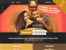 Tablet Screenshot of ducheffpizzaria.com.br